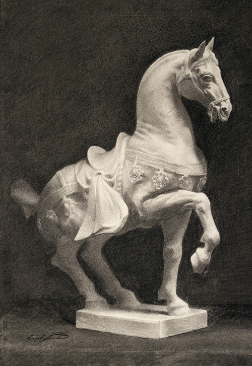 Hästskulptur